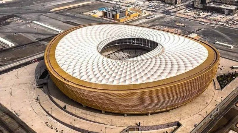 Lusail Stadium, Qatar — stadium exterior cleaning by SKYNA