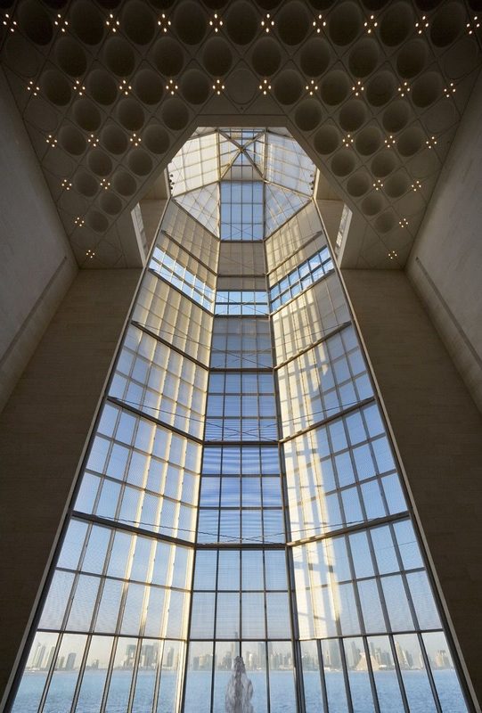 Museum of Islamic Art atrium, Doha — large architectural glazing and window cleaning by SKYNA